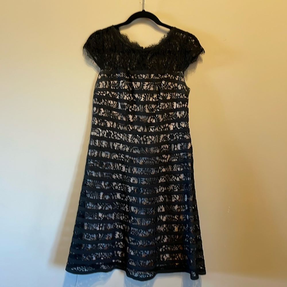 Black lace Adrianna Papell size 10 lace dress